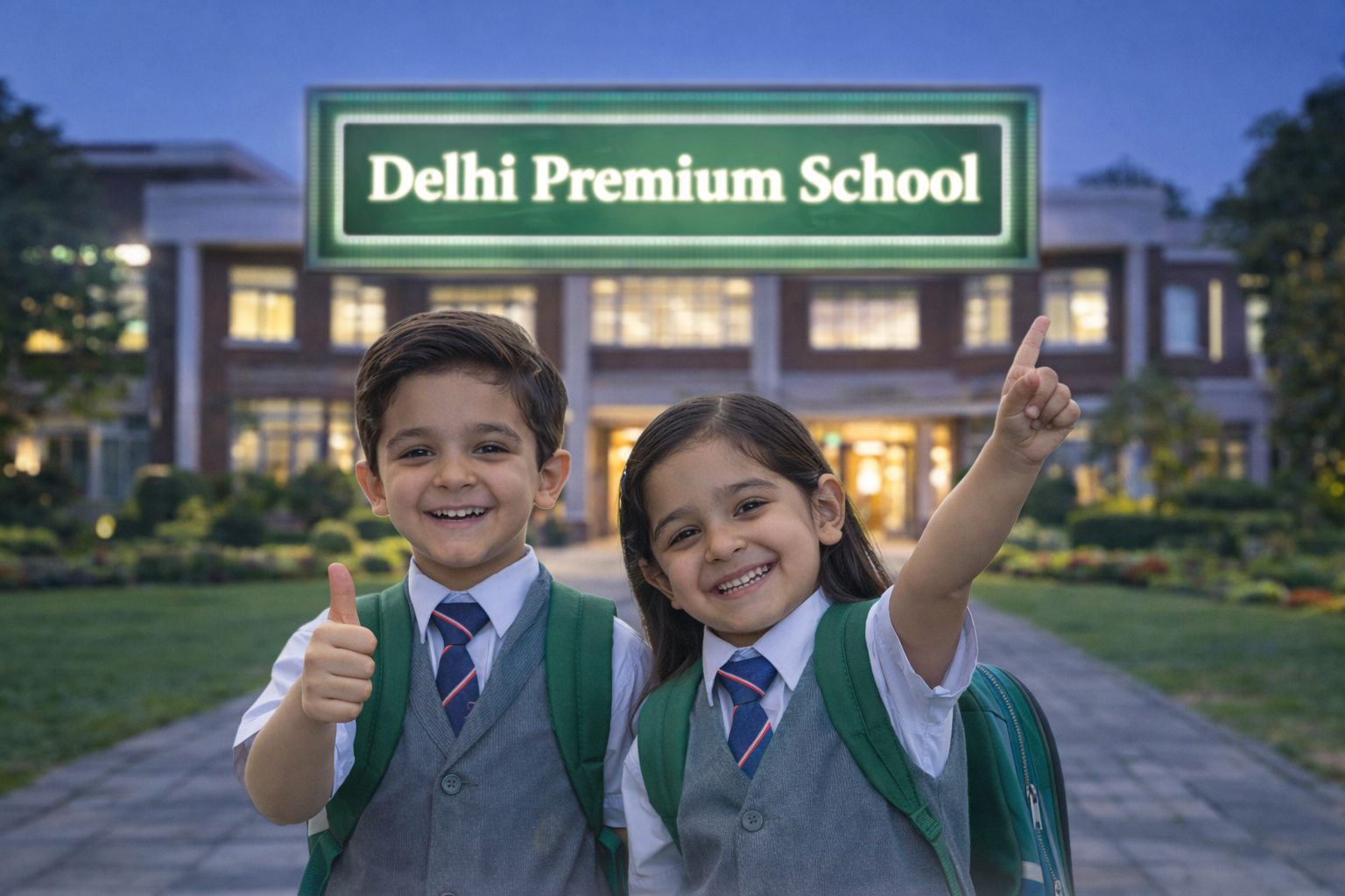 Delhi Premium School students